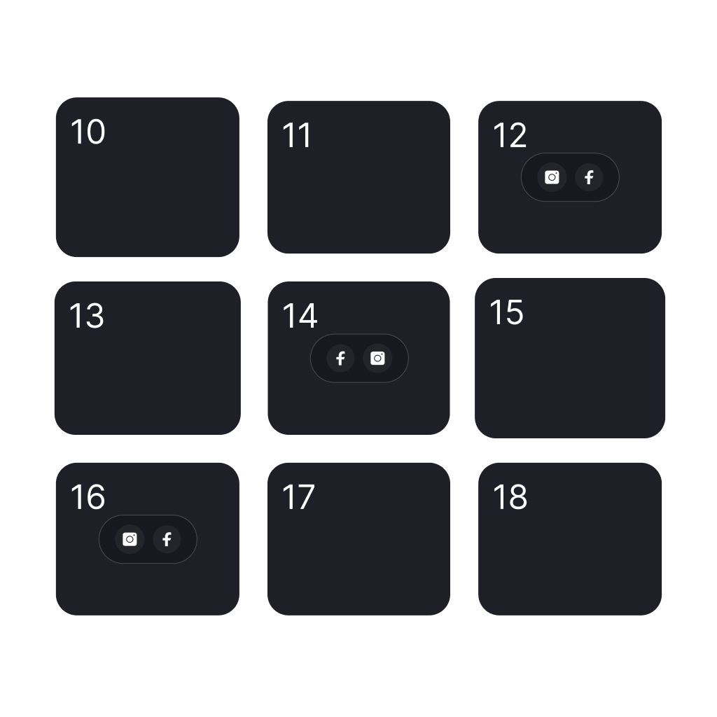 Plan & schedule your content